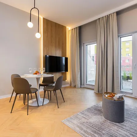 Apartmán Glow Apartments - Apartamenty Baltic Plaza Stogi